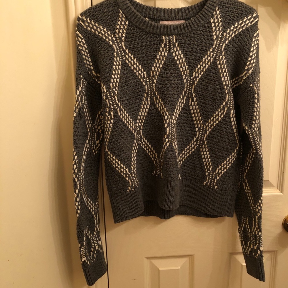 Banana Republic Black & White Sweater